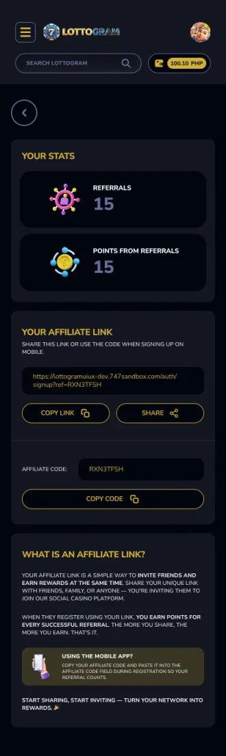 Lottogram - Affiliate